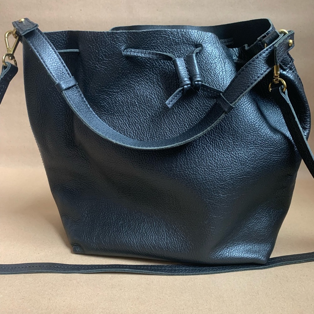 Mark & Graham Italian Leather Bucket Bag